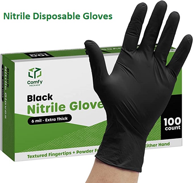 Nitrile disposable gloves